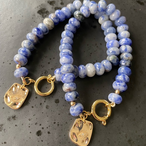 African Sodalite Bracelet - Picture 6 of 12